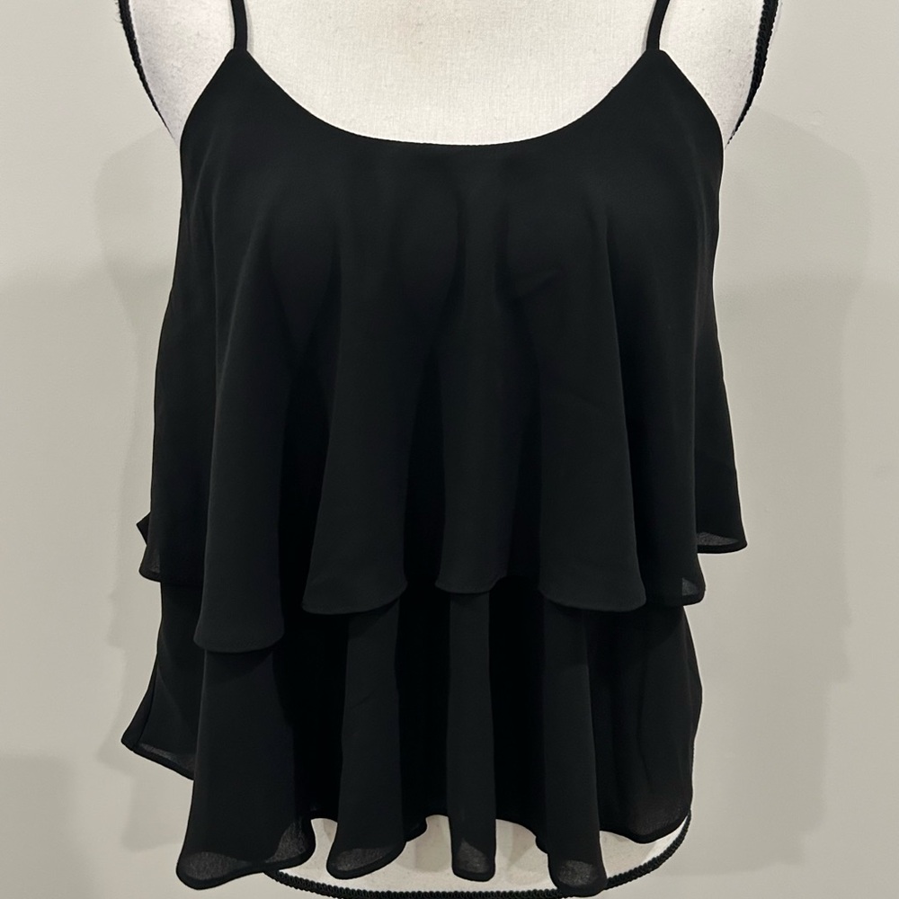 She + Sky Ruffled Tank - Picture 2 of 4